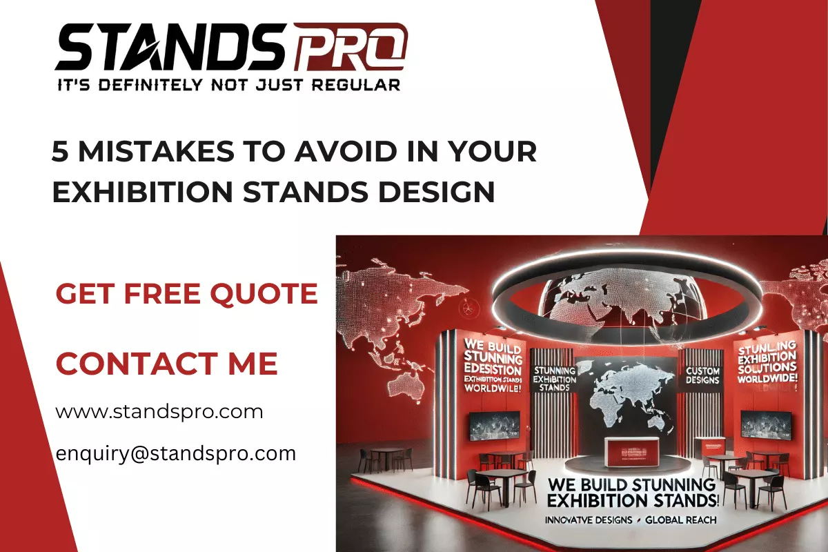 Exhibit stands are a representation of your brand's presence during trade shows and other events. When designed properly, they are an attractive attraction that draws people into conversations about your company and what you can offer, creating awareness of your brand and promoting expansion. It's the reason having a smart layout for your exhibition is vital to your exhibitor presence. Poorly designed displays could be a deterrent to prospective customers and make your investment useless. This blog will talk about the top five design mistakes to avoid so that your exhibit stands out amid the crowds of competitors. 1. Design Planning and Strategy Poor Planning Imagine arriving at your booth area only to find that your design doesn't match the space or, worse yet, includes none of the components you'll need to connect with your visitors. This is only one of the problems caused by poor design and planning. Make a plan, one that outlines your goals, preferences, and constraints. If you do not establish a solid plan, you could be left having a booth with mismatched ideas and unrealized goals. The design process is not clear and has no goals. What's your primary objective? Recognition of your brand? Market engagement? Release of a product? Designing a stand for an exhibition without a clear goal is similar to traveling on a journey without any destination in your mind. Goals can give the direction for your design process that will result in a presentation for your stand that people can understand. 2. Space and Layout Pitfalls Inadequate Space Utilisation Although size is essential however, efficient space utilization has the most importance. If you have a small or large area, not properly utilizing it could lead to an unorganized display that looks more like a messy closet rather than an inviting space. Every square foot should have an intention that leads the visitors through your brand's narrative, thereby providing them with an unforgettable experience. Cluttered Layouts A booth that is stuffed with stuffing is also poor. A messy layout that lacks navigation can confuse and deter people and could turn potential desires into annoyances. Make sure your stand's design is clear and simple, and let all elements of your stand breathe. Unnecessarily Complex Arrangement An exhibit that is too complicated will confuse visitors. Take your stand as a brand's story. If your narrative becomes confusing, it can turn off potential customers. This is why your designers must strike the right equilibrium between clarity and imagination in the display you choose to exhibit to ensure that your message doesn't get lost in the sea of excessive confusion. 3. Visual and Messaging Hiccups Overwhelming Graphics When using graphics, there's a line that isn't too far between engaging and overpowering. A lot of visual elements can also obscure your message, causing guests to be in confusion. Like layouts, be sure you find the perfect area between images that grab attention but do not overshadow your message. Lack of Clear Messaging Simple messaging is the foundation of an effective design for exhibition booths. If your booth does not clearly convey the value propositions of your brand, the visitors will not know what they need to know about your services or products. Your messages must be easy to read and comprehend and in line with your overall branding strategy. Overlooking Brand Consistency Uncoordinated branding is a detriment to the intended viewers. Every aspect of your exhibit design, from colors and fonts to the visuals and messages, should reflect the brand's personality. The consistency of your design will help establish confidence and ensure that your visitors leave with a clear understanding of who you really are. 4. Technology and Lighting Slip-Ups Neglecting Technology Technology can make your booth from boring to stunning. If you don't have it, your exhibit is likely to appear dated and dull. Interactive exhibits, AR/VR experiences, or digital brochures utilizing technology are just some of the ideas for designing your exhibition stand, which has the potential to create engagement. Poor Lighting Apart from enhancing visibility, lighting also creates an atmosphere and illuminates the main points of your booth. A poor use of lighting can make your booth look unattractive and hard to navigate. A well-lit space creates a welcoming mood, attracting visitors and leading them through the space. 5. Product Placement Mistakes Hidden Gems Your items are the stand's most important feature. If they're obscuring or tucked away, no one will notice or be interested in the items. Make sure that your items are clearly displayed, with newly released or top-selling items on the eye level to pique their curiosity immediately. Inconvenient Access If visitors have to navigate through a maze prior to seeing or touching your products, most likely, they'll simply walk out to the booth of a competitor. When you design your exhibit ensure that you ensure that the pathways are open and your most popular offerings are accessible. A simple layout that guides people from one item to the next will enhance the experience for visitors. Final Thoughts: Streamline Your Exhibition Design Process Beware of these common design flaws could transform your stand from an ordinary place into an effective marketing asset. Review your current or future projects, look at the errors that were discussed, and make changes to the design when necessary. Working with an experienced exhibition stand builder is an effective way to streamline your processes. Are you interested in how a thoughtfully designed design can boost your presence at events? Get in touch with us now and experience the amazing effect.